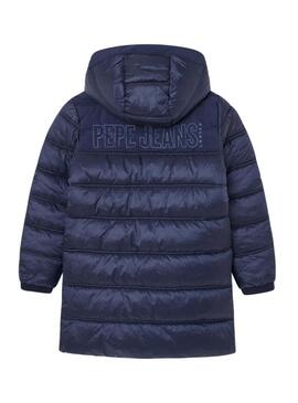 Piumino Pepe Jeans Olan blu navy per bambino