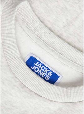 Felpa Jack and Jones Logo grigia per bambino