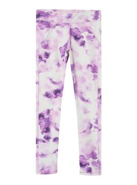 Legging Name It Diandra viola per bambina