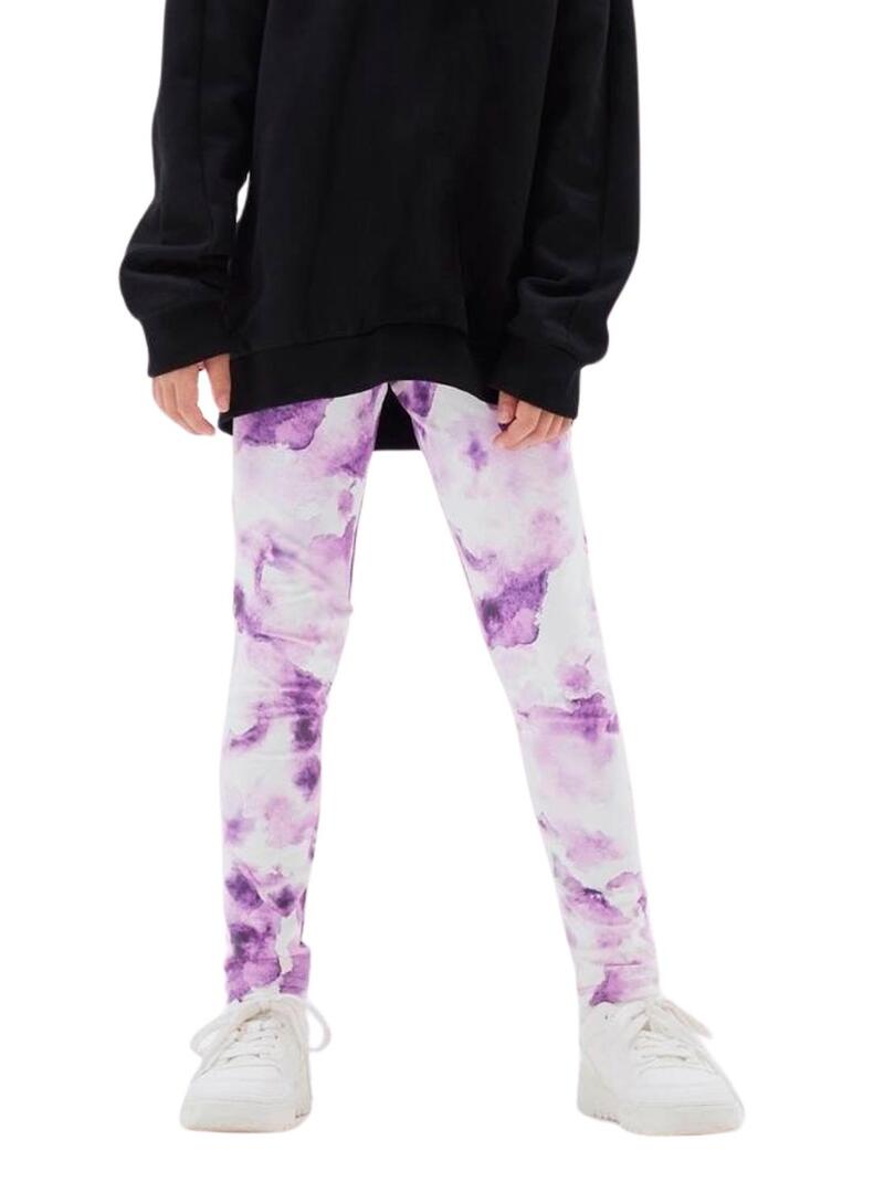 Legging Name It Diandra viola per bambina