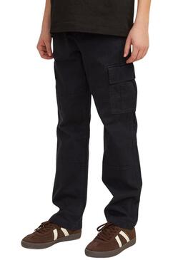 Pantaloni Jack and Jones Kane neri per bambino