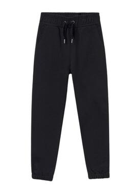 Pantaloni Mayoral sport jogger neri per bambina