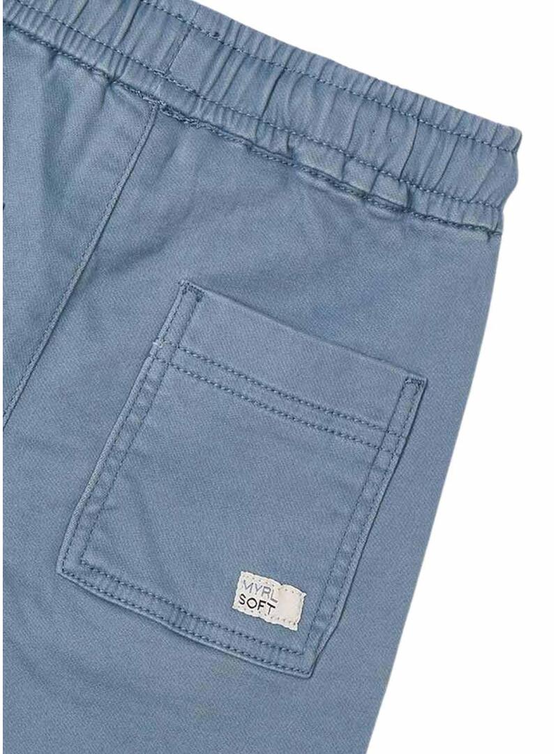 Pantaloni Mayoral soft jogger grigi per bambino