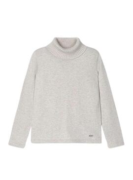 Jersey basic Mayoral cigno grigio per bambina