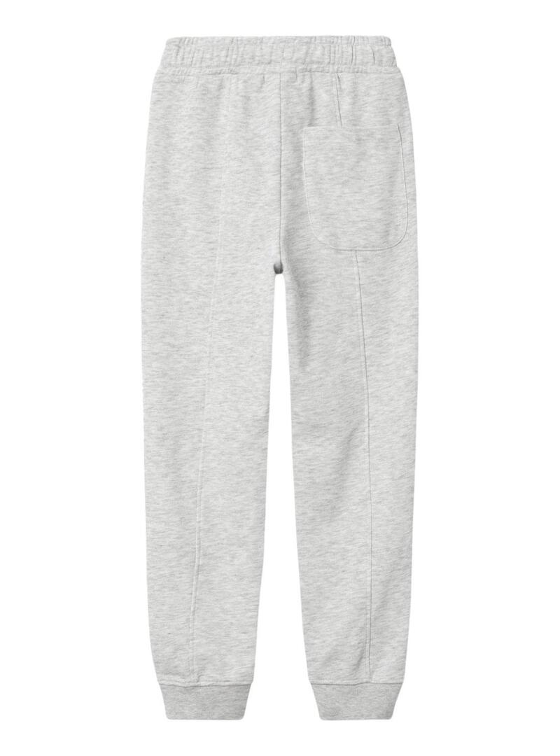 Pantaloni jogger Name It Rabbe grigi per bambino