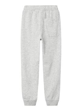 Pantaloni jogger Name It Rabbe grigi per bambino