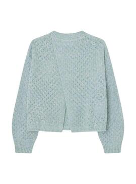 Jersey Pepe Jeans Wilkie turchese per bambina