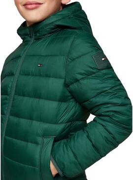 Giacca imbottita Tommy Hilfiger verde per bambino