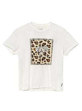 T-shirt Vans Felidae con stampa animale per bambina