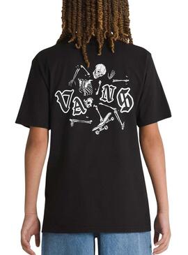 Maglietta Vans Skeleton nera per bambino