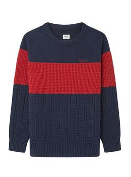 Maglia Pepe Jeans Dalmar navy per bambino