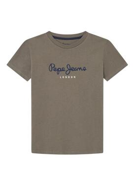 Maglietta Pepe Jeans New Art verde per bambino