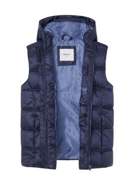 Gilet Pepe Jeans Odyn blu navy per bambino