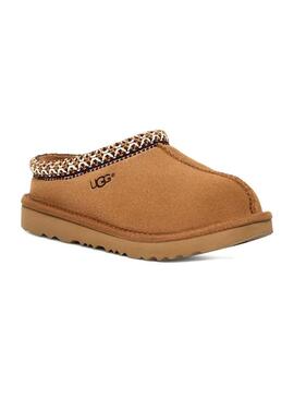 Pantofole UGG Tasman marroni per bambina e bambino