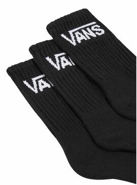 Calzini Vans Crew basic neri per bambino e bambina