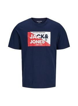 Maglietta Jack and Jones Nolan navy per bambino