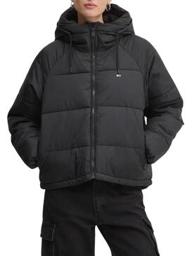 Puffer Tommy Jeans nera per donna