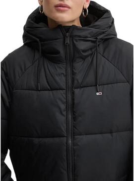 Puffer Tommy Jeans nera per donna