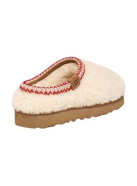 Sneakers UGG Tasman Maxy Curly beige per donna