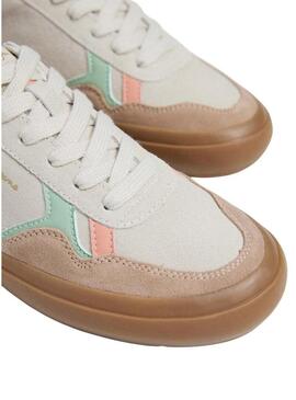 Sneakers Pepe Jeans Travis retro bianche per donna