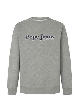 Felpa Pepe Jeans Somers Crew grigia per uomo