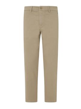 Pantaloni chino Pepe Jeans Gymdigo beige per uomini