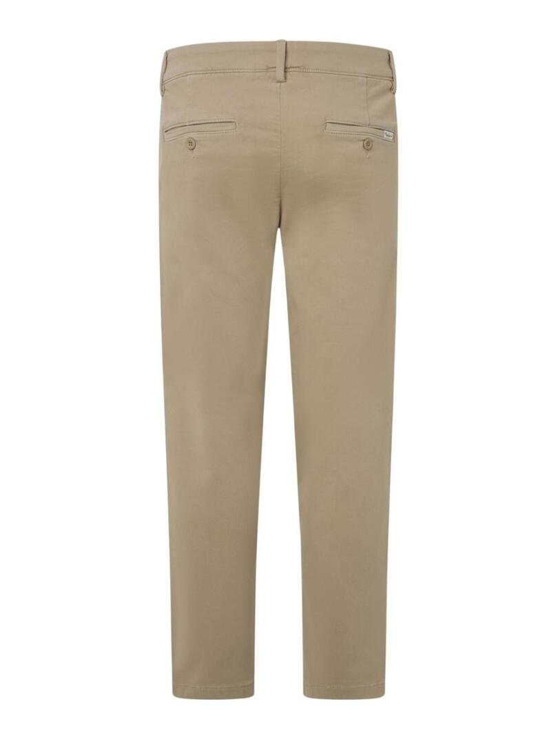 Pantaloni chino Pepe Jeans Gymdigo beige per uomini