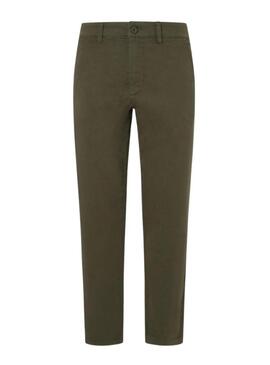 Pantaloni chino Pepe Jeans Gymdigo verde per uomini