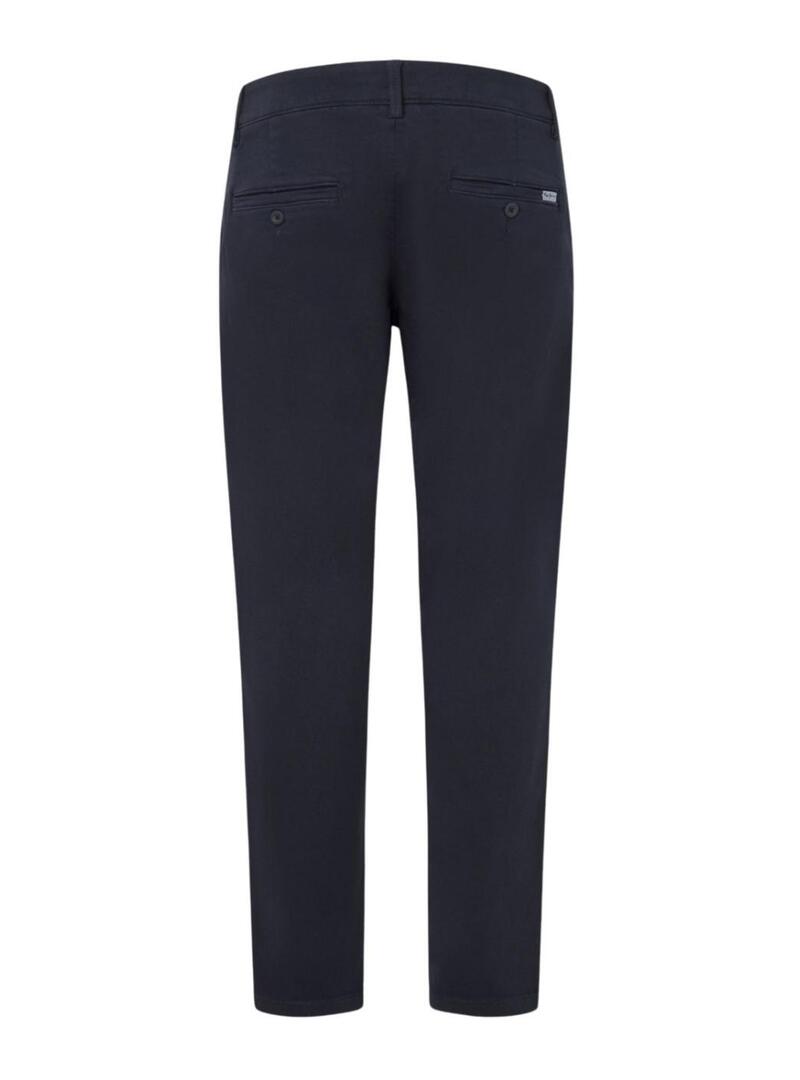 Pantaloni chino Pepe Jeans Gymdigo blu navy per uomini