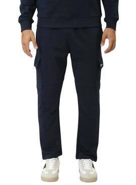 Pantaloni jogger Pepe Jeans Sam blu navy per uomo