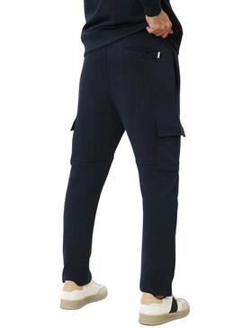 Pantaloni jogger Pepe Jeans Sam blu navy per uomo