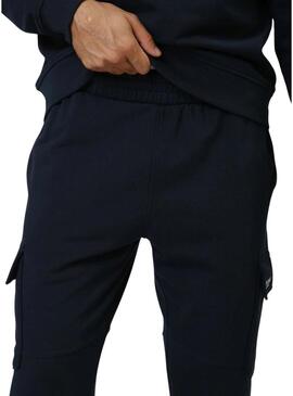 Pantaloni jogger Pepe Jeans Sam blu navy per uomo