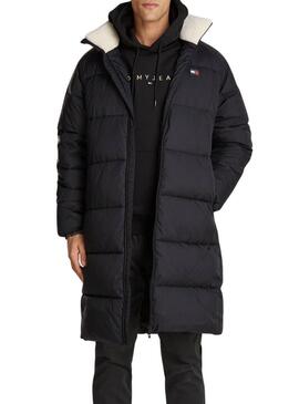 Parka trapuntata Tommy Jeans Vail nera per uomo