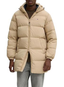 Parka Tommy Jeans Essential beige per uomo