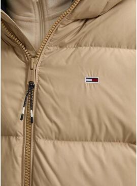 Parka Tommy Jeans Essential beige per uomo