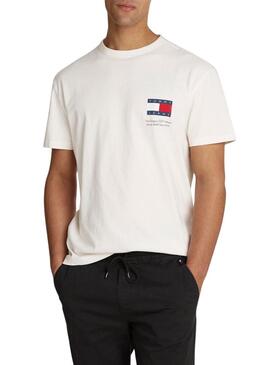 T-shirt Tommy Jeans Fun Novelty bianco per uomo