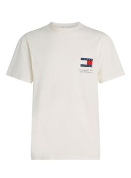 T-shirt Tommy Jeans Fun Novelty bianco per uomo