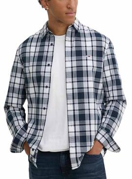 Camicia Tommy Jeans Poplin a quadri per uomo