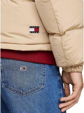 Piumino Tommy Jeans Alaska beige per uomo