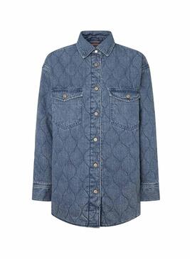 Sopra camicia Pepe Jeans denim per donne