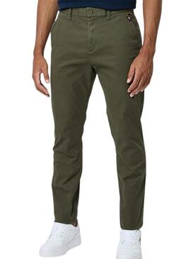 Pantaloni Tommy Jeans Austin verde chino per uomo