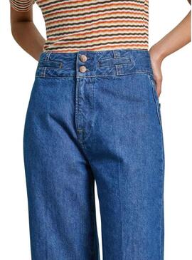 Pantaloni in denim Pepe Jeans diritti da donna