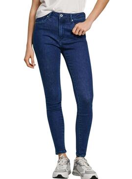 Jeans Pepe Jeans super skinny indigo per donna