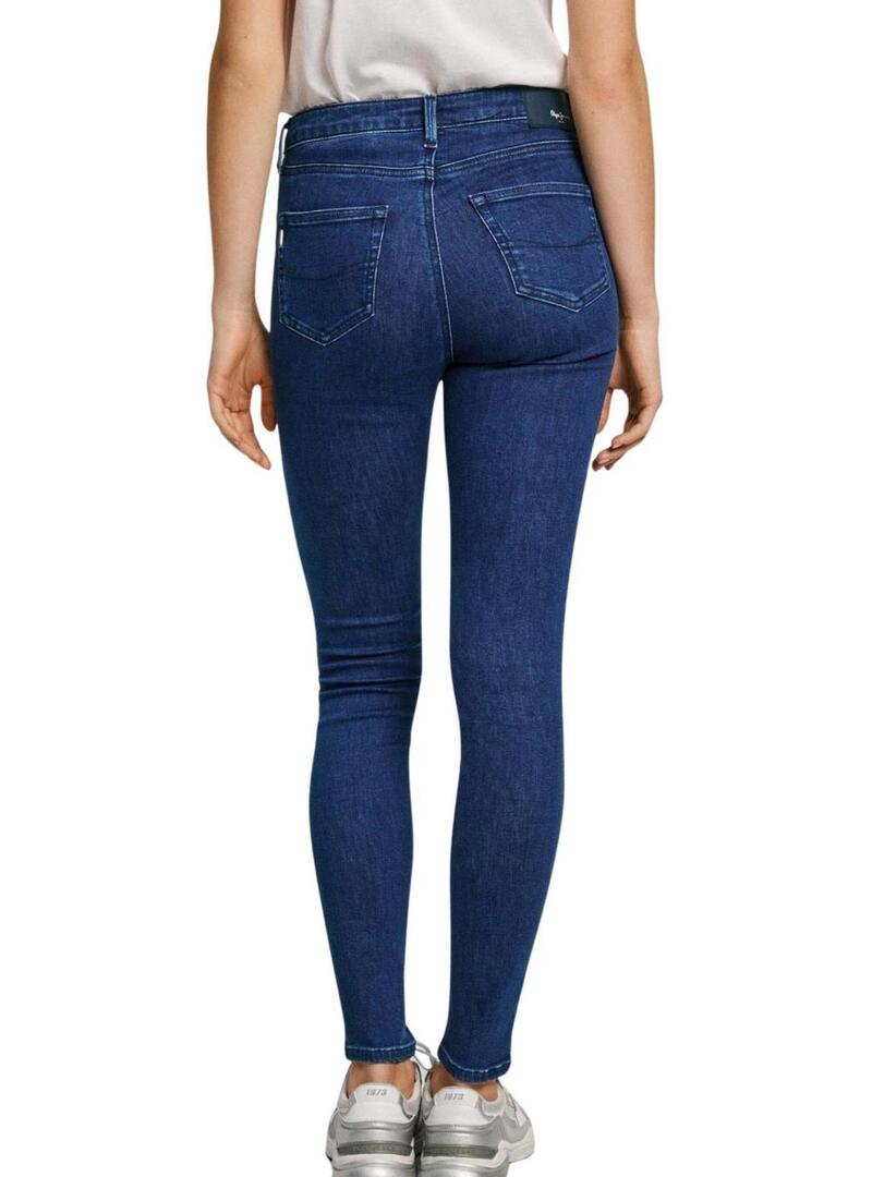 Jeans Pepe Jeans super skinny indigo per donna