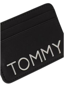 Porta carte Tommy Jeans City Bold nero per donna