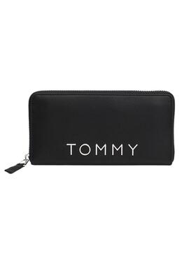 Portafoglio Tommy Jeans City Large nero per donna