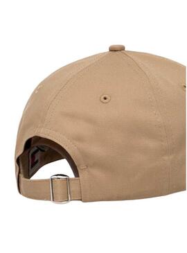 Cappello Tommy Jeans Heritage khaki per uomo