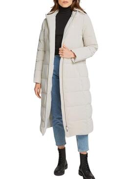 Cappotto Calvin Klein Jeans Soft Touch bianco da donna