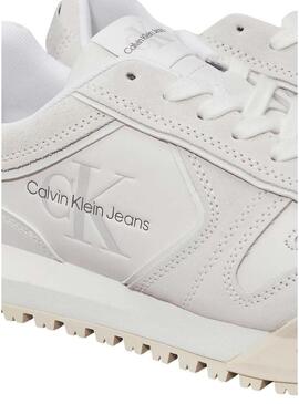 Sneakers Calvin Klein Jeans Toothy bianche per donna