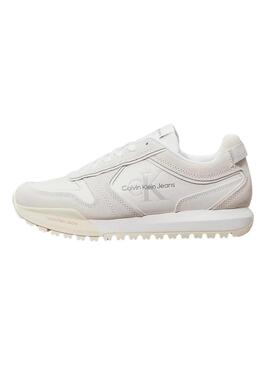 Sneakers Calvin Klein Jeans Toothy bianche per donna